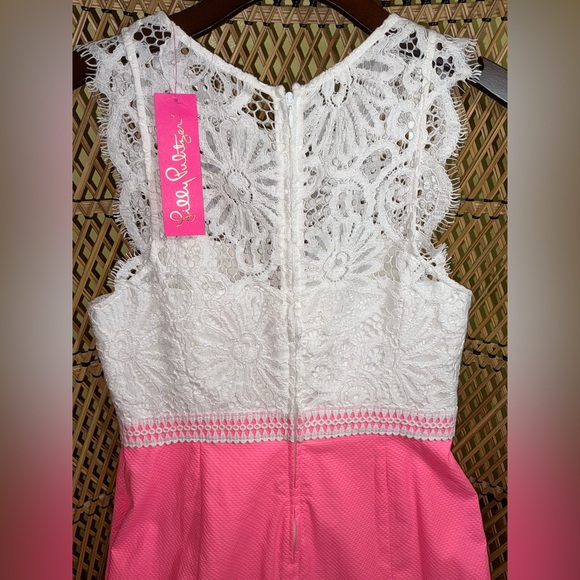 Lilly Pulitzer NWT Sharice Stretch Shift Dress Lillys Coral Size 10 - Picture 14 of 15